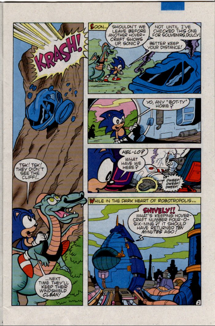 Sonic - Archie Adventure Series December 1995 Page 3